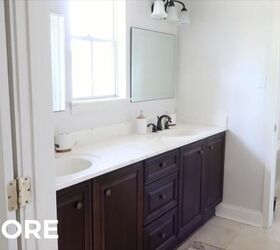 how to totally transform your bathroom in just one weekend, Bathroom makeover before