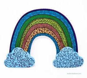arte zentangle arco iris pintado dollar tree craft