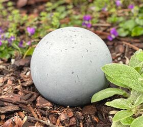 Esfera de jardín de hormigón fácil de hacer