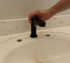 how to totally transform your bathroom in just one weekend, New matte black faucets