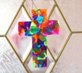 un regalo de cruz que les encantar tutorial fcil para decorar una cruz de madera