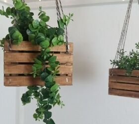 Cajas para plantas colgantes DIY