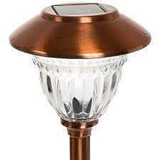 the best way to restore outdoor solar pathway lights, A copper Energizer solar light
