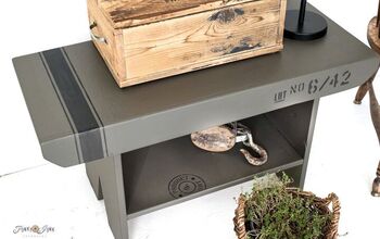Flip a Plain Bench Into a One-of-a-kind Chic Side Table With Storage!
