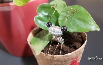 Upcycled Aluminum Can Creatures - DIY Ant Plant Charm
