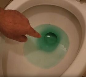 handyman tips 8 home improvement hacks to make your life easier, Green water in the toilet bowl