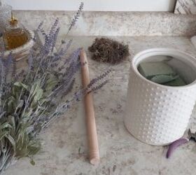 topiario de lavanda diy