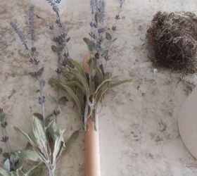 topiario de lavanda diy