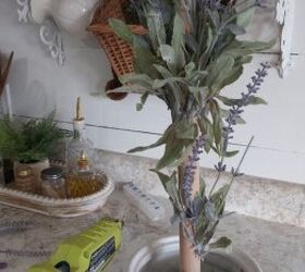 topiario de lavanda diy