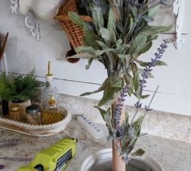 topiario de lavanda diy