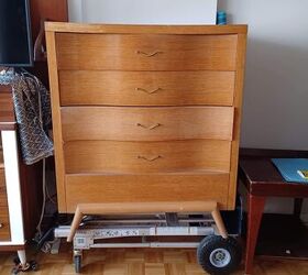 mid century dresser makeover