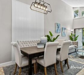 How to Create a Separate Dining Area With a Beadboard Accent Wall