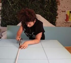 how to make a mario bellini camaleonda sofa replica out of foam, Measuring and marking the foam