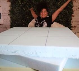 how to make a mario bellini camaleonda sofa replica out of foam, 3 layers of cut foam