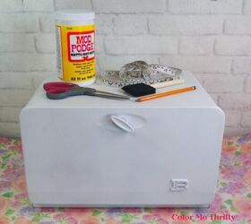caja de pan vintage fcil de cambiar, suministros necesarios para el cambio de imagen caja de pan de metal