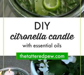 diy velas de citronela con aceites esenciales, DIY Velas de Citronela con Aceites Esenciales