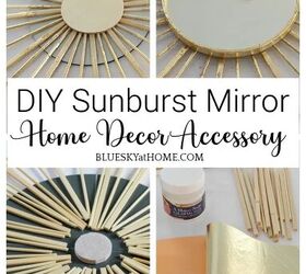 Cómo hacer un espejo Sunburst DIY