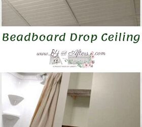 beadboard gota de techo para el cuarto de bao del stano, techo abalorios para un cuarto de ba o en un s tano