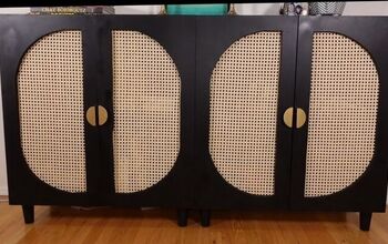 How to Make a DIY Cane Cabinet With Cool Art Deco Doors