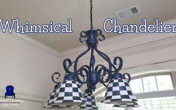 Whimsical Chandelier Inspired by Mackenzie Childs Home Decor