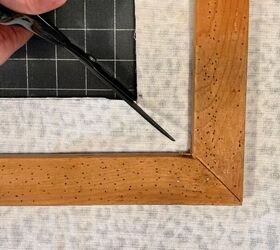 cmo tapizar un marco de madera para un espejo