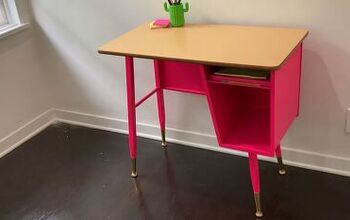 How to Do a Bold & Colorful DIY Vintage Desk Makeover on a Budget