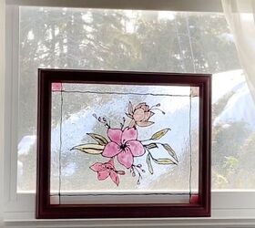 Spring Faux Stained Glass Decor - Easy DIY - Easy Spring DIY