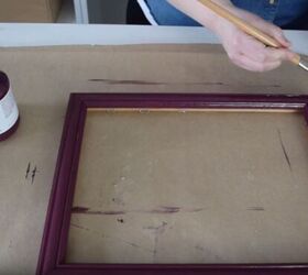 Painting frames for stained glass effect