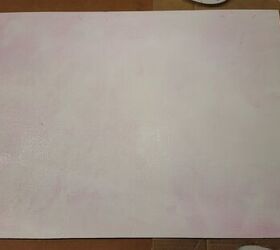una vuelta de tuerca a un cerezo en flor pintura inspirada por ana, Fondo rosa sobre lienzo