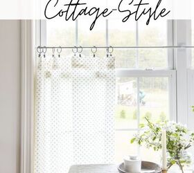 Cómo hacer cortinas de café sin coser | 2 hermosas opciones