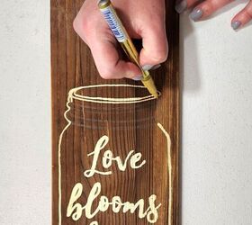 diy mason jar sign for mother s day gift no cricut required