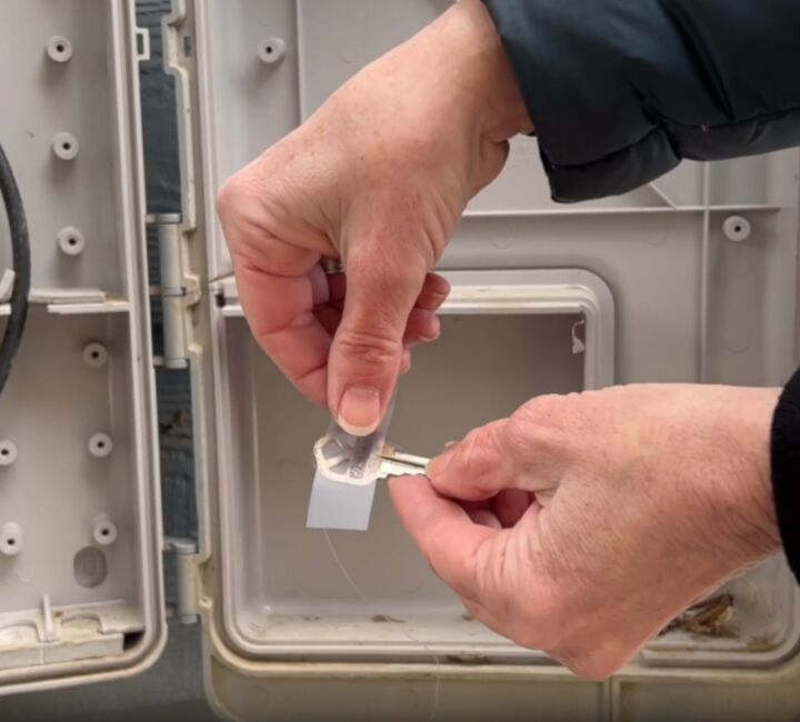 Stick an emergency key inside your utility box