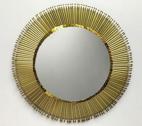 Espejo para el pelo DIY Gold Sunburst