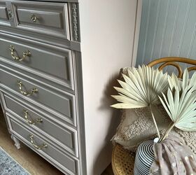 Pretty in Peachy Pink Furniture Makeover