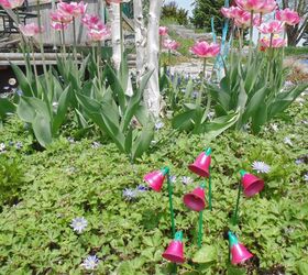 apagavelas reutilizados en flores de jardn, flores de jardiner a hechas con apagavelas reciclados