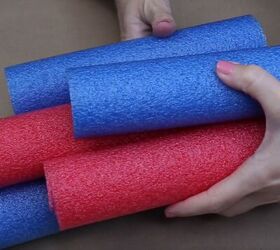 Cut pool noodles to various lengths