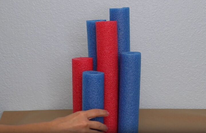 Create a cluster of pool noodles