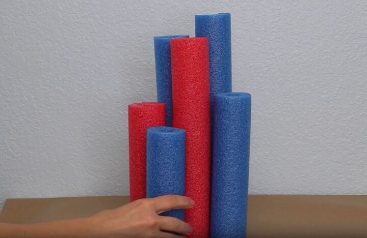 Create a cluster of pool noodles