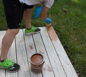 diy front yard deck refresh, Bricolaje jard n terraza