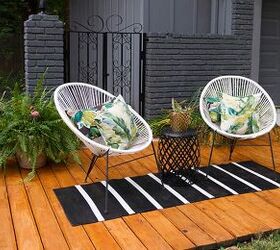 diy front yard deck refresh, Bricolaje jard n terraza