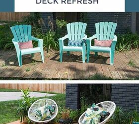 diy front yard deck refresh, Bricolaje jard n terraza