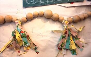 Easily Change Up A Wood Bead Garland For Each Season