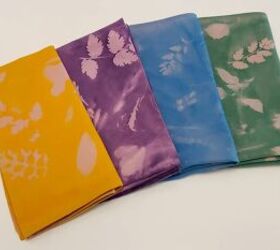 How to Do Easy Sun Printing on Fabric With Acrylic Paint & Water