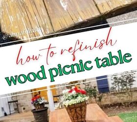 cmo reacabar una mesa de picnic de madera en 4 sencillos pasos