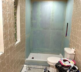 diy azulejos paredes con textura tambin conocido como cmo ocultar drywall, DESPUES la pared de la izquierda tambien