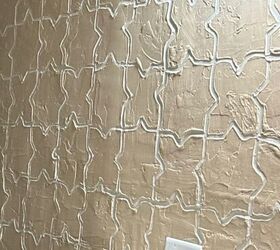 diy azulejos paredes con textura tambin conocido como cmo ocultar drywall, DESPU S Primer plano