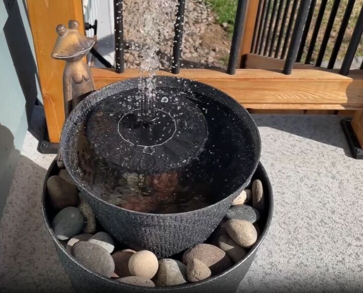 5 Simple Steps; How to Build a Stunning DIY Solar Water Fountain | Hometalk