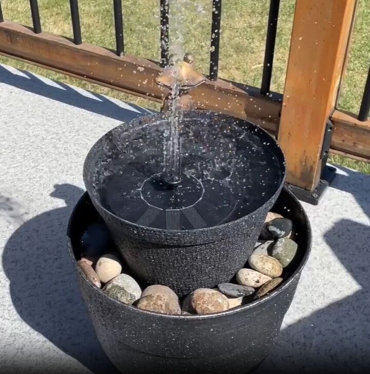 diy solar water fountain, DIY Solar Water Fountain