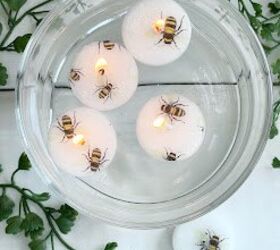 velas flotantes bumble bee