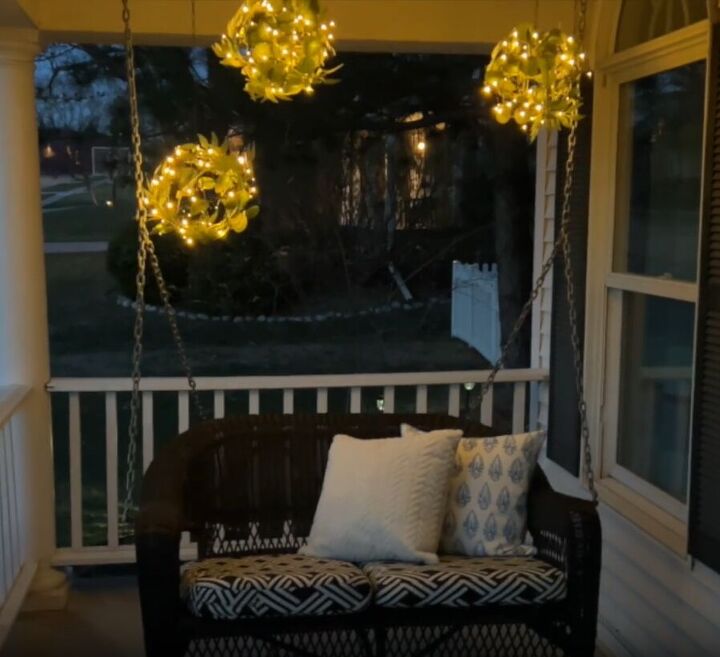Creative outdoor lighting - Twinkling orb lights
